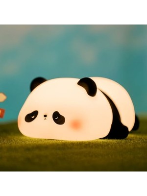 Odea Sevimli Panda Gece Lambası - Şarj Edilebilir ve Kısılabilir Yumuşak LED Işık