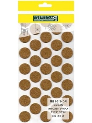 Odea Pacific Mobilya Keçesi,kendinden Yapışkanlı Zemin Koruyucu Kahverengi (ÇAP24MM)
