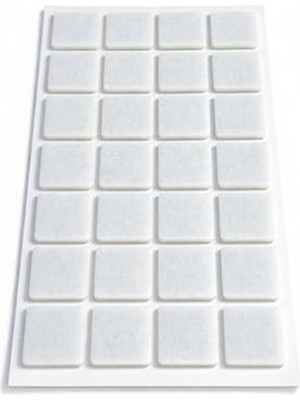 Odea 25MM x 25MM Yapışkanlı Keçe Ped, 32 Parça Set ile Zemin Koruma