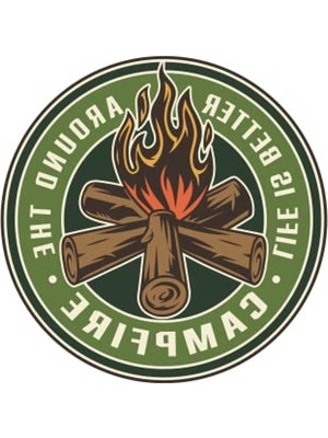 Odea 13X13 cm Off Road Temalı Sticker, Kamp ve Macera Için