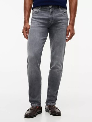 Tommy Hilfiger Erkek Slim Fit Normal Bel Düz Paça Gri Jeans MW0MW44345-1B3