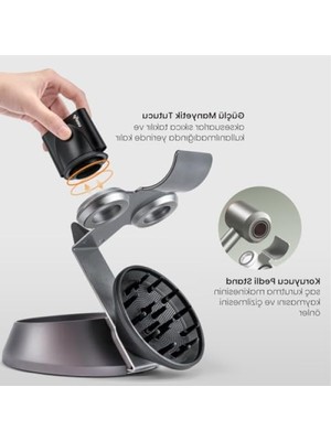 Odea Manyetik Saç Kurutma Makinesi Tutucu Standı
