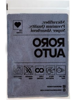 Odea Mikrofiber Araç Yıkama Seti - 50X70 cm Kurulama ve Cam Bezi