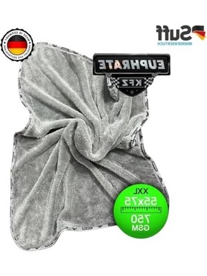 Odea Mikrofiber Oto Temizlik Bezi, 75X55 Cm, Gri Renk, 750 Gsm