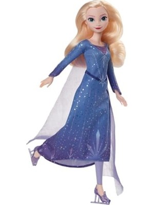 Odea Karlar Ülkesi: Kış Festivali'nden Ilham Alan  Disney Karlar Ülkesi Elsa Bebek ve Aksesuarlar, Çıkarılabilen Elbise, Paten ve Bir Çift Ayakkabı, JBG53