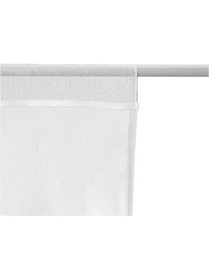 Odea Beyaz Çift Perde, 280 cm x 300 cm Ölçüleri ile Şık Görünüm