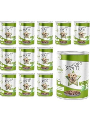 Odea 400 gr x 12 Adet Yetişkin Köpek Jöleli Konserve Mama