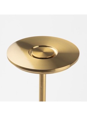 Odea Dokunmatik Şarj Edilebilir Amber LED Masa Lambası (Gold)