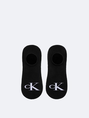 Calvin Klein Erkek Pamuklu Ck Logo Detaylı Ikili Paket Siyah Çorap C701228809-001