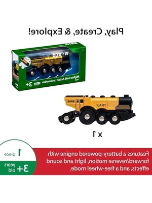 Odea Altın Renkli Lokomotif Oyuncak