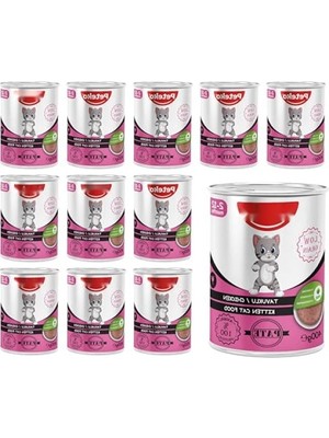 Odea Yavru Kedi Için Tavuklu Pate 400 gr x 12
