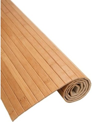 Odea 70X45 cm Kaydırmaz Tabanlı Bambu Banyo Paspası