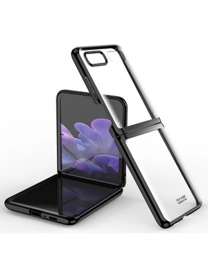 Magicool Samsung Galaxy Z Flip 4 Kılıf Fold Element Kapak - Siyah