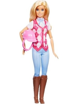 Odea Barbie Gizemleri, Büyük At Kovalamacası Dizisinden Barbie 'malibu' Bebek ve Aksesuarlar, Çıkarılabilir Binici Kıyafeti ve Kaskıyla Bebek, HXJ38
