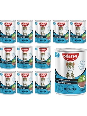 Odea 400 gr x 12 Adet Balıklı Yetişkin Kedi Pate