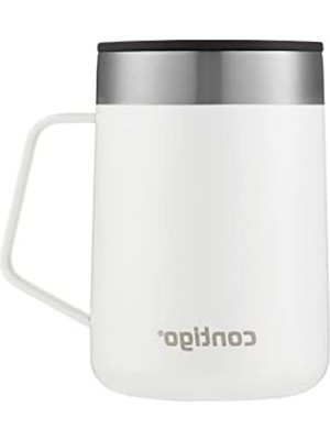 Odea 420 ml Vakumlu Masa Kupası, Beyaz Renkli Pratik Tasarım