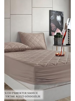 Odea Kahverengi Kapitone Sıvı Geçirmez Yatak Koruyucu (160X200 Cm)