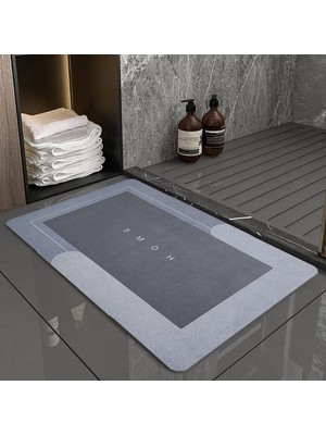 Odea Su Emici Dikdörtgen Kaymaz Tabanlı Paspas 60 cm x 39 cm