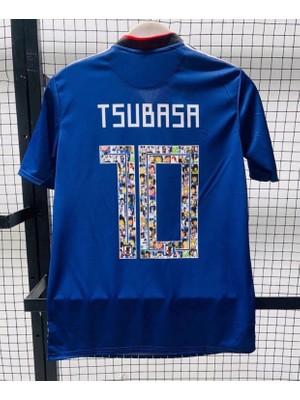 Ozsports Japonya Millî Takımı Tsubasa 10 Futbol Forması Mavi