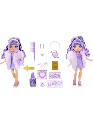 Odea Mgae, Rainbow High Violet - Kristal Serisi Bebeği, Rainbow High