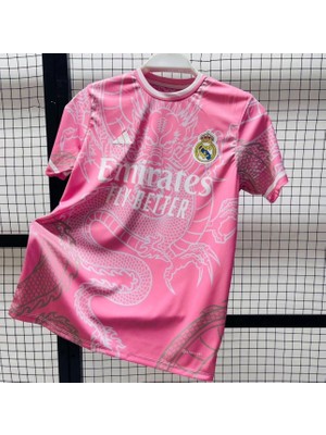 Ozsports Real Madrid Özel Tasarım Futbol Forması Dragon Pembe