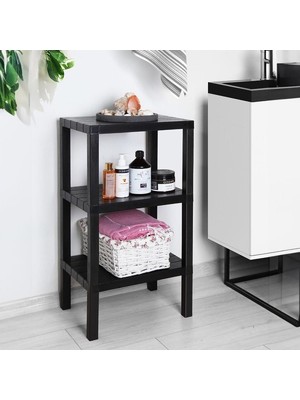 Odea 3 Katlı Köşe Rafı - Yer Tasarruflu Organizer (38X29X74 Cm)