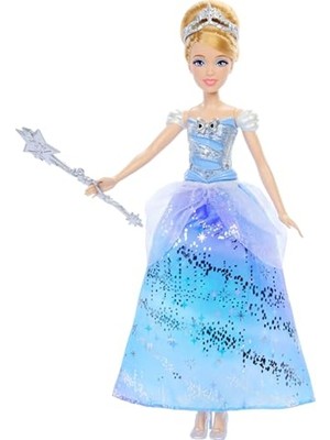 Odea Disney Prensesi Cinderella Sihirli Değnek Sallandığında Işıkları Yanan ve Sesler Çıkaran Elbisesi Ile, Filmden Ilham Alan Balo Elbiseli Cinderella, JBF94