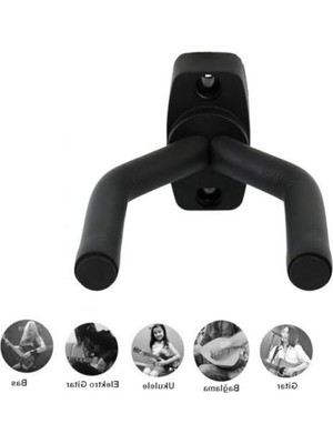 Odea Gitar ve Ukulele Için Duvar Askı Standı - Vida ve Dübel Dahil