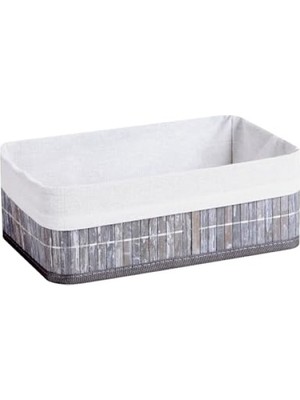 Odea Büyük Boy Bambu Saklama Kutusu, 33X23X12 cm