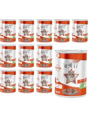 Odea Yetişkin Kedi Için Tavuklu Pate, 400 gr x 12 Adet