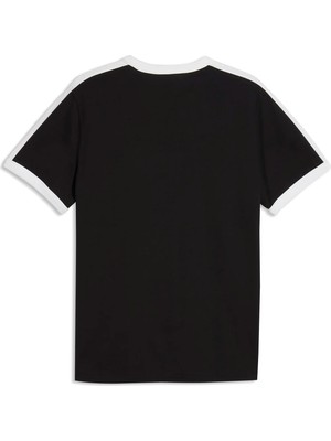Puma Erkek Siyah Puma T7 Ringer Tee Erkek Siyah T-Shirt