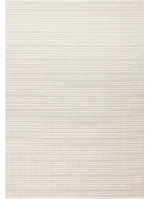 Eko Halı Mono Loop 03 Cream Beige Sisal Görünümlü Bukleli Kaymaz Tabanlı Yıkanabilir Halı