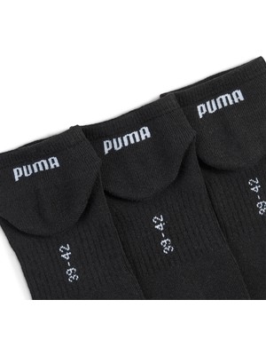 Puma Unisex Siyah Puma Puma Unısex Cushıoned Sneaker 3p Black Siyah Unisex 3'lü Çorap