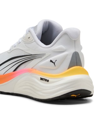 Puma Kadın / Kız Beyaz Puma Electrify Nıtrotm4 Wns Beyaz Kadın Yürüyüş ve Koşu Ayakkabısı