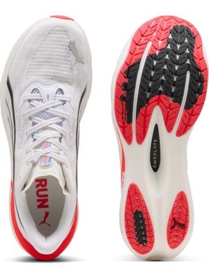 Puma Erkek Beyaz Puma Deviate Nıtro 4 Erkek Beyaz Yürüyüş ve Koşu Ayakkabısı