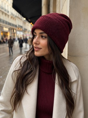Wearflawless Katlamalı Yumoş Sakallı Triko Bere, Trend Yumoş Bere