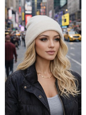 Wearflawless Katlamalı Yumoş Sakallı Triko Bere, Trend Yumoş Bere