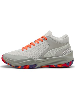 Puma Court Pro 2 Marble Jr Unisex Gri Spor Ayakkabı & Sneaker