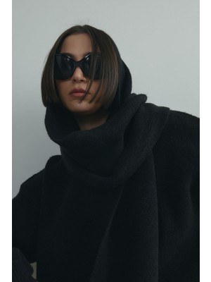 Suud Collection Siyah Bella Triko Atkı