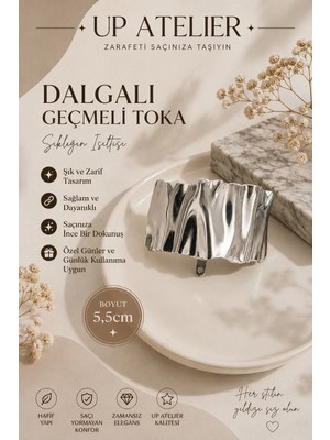 Up Atelier Trend Çelik Dalgalı Model Toka