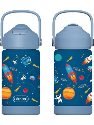 SipnJoy - Flipsip Çocuk Su Termosu | 360 ml - Star Explorer