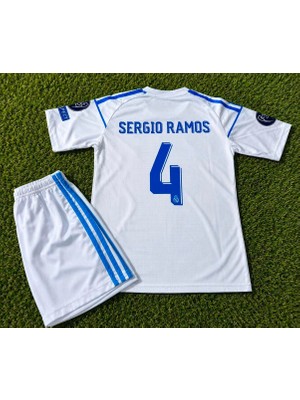 Candy Cup Real Madrid 2025/26 Yeni Sezon Ramos Iç Saha Çocuk Forması 2'li Set 4numara