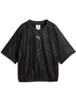Puma Puma Sport Anımal Jersey Kadın Siyah T-Shirt & Polo