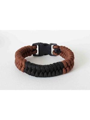 Verde Bjj Brown Belt Paracord Bileklik - Brazilian Jiu Jitsu Sporcu Bilekliği - Kahverengi Kuşak Bileklik