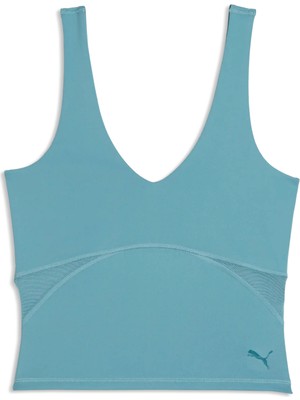 Puma W Puma Shape Fashion Tank Baltic Sea Blu Kadın Yeşil T-Shirt & Polo