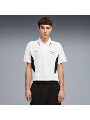 Puma Bmw Mms Sportswear Polo Erkek Beyaz T-Shirt & Polo