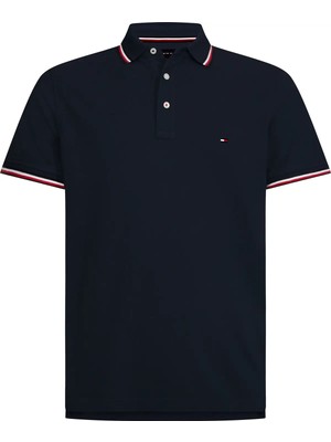 Tommy Hilfiger Core Tommy Tıpped Sl Erkek Lacivert Polo T-Shirt