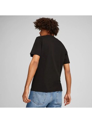 Puma F1 Ess Graphic Tee Siyah Erkek T-Shirt & Polo