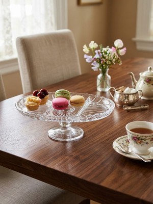 Paşabahçe Elegant Ayaklı Oval Bölmeli Servis Tabağı