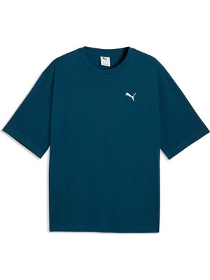 Puma Ess Boxy Tee Erkek Yeşil T-Shirt & Polo